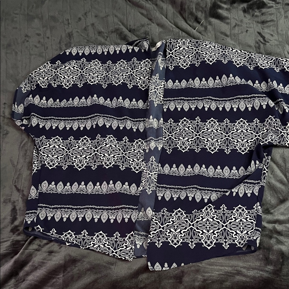 TeenBell Navy and White cover up